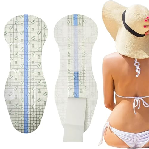 Fodera impermeabile Panty, in poliuretano, trasparente, igienica | per nuoto, fodera igienica sicura, per donna, adesivo ultra sottile per nuoto, spiaggia