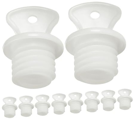 LRXIYODE 10pcs Rubber Hot Water Bottle Stoppers Leakproof Sealing Plugs Inner Diameter High Elasticity Replacement Caps for Warmth and Comfort in Cold Seasons