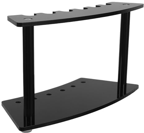 HOODANCOS Svart Akryl Desktop Dartställ med Fack Enkel Montering Rep-skyddande och Dekorativ Display för Dartpilar i Spelrum Vardagsrum eller Tävlingsmiljö