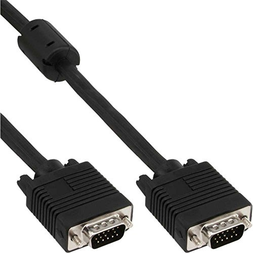 InLine 17719B S-VGA Kabel, 15pol HD Stecker / Stecker, schwarz, 2m
