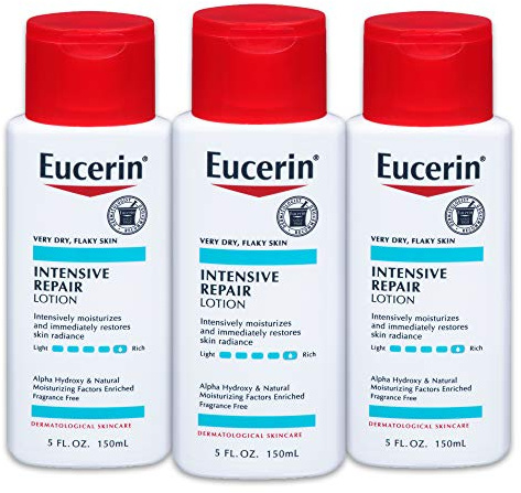 Eucerin Intensive Repair Very Dry Skin Lotion, 5 Ounce (Pack of 3) by Eucerin