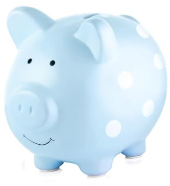 Pearhead 40104 Keramik Sparschwein, blau