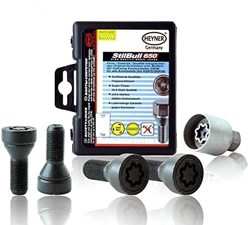 Fits BMW X3 f25 Heyner Germany Locking Wheel Nuts Set 4 Car Security Locks Anti-theft 574/5B