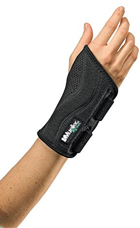 Mueller Green Fitted Wrist Brace, Right, LG/XL