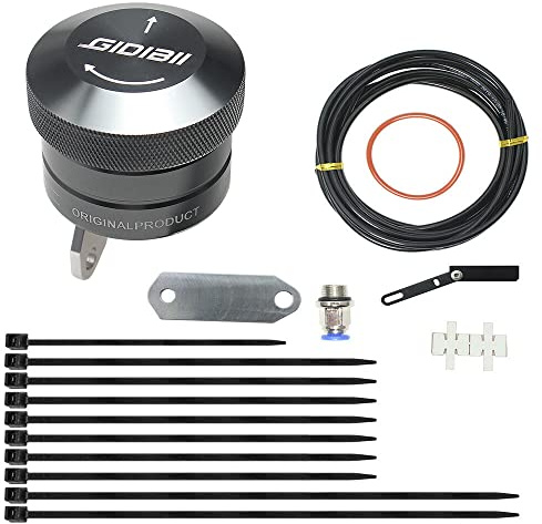 GIDIBII Kettenöl Motorrad, Kettenschmiergerät, Motorrad-Schmiersystem passend für Honda, Yamaha, Suzuki, Kawasaki (Grau)