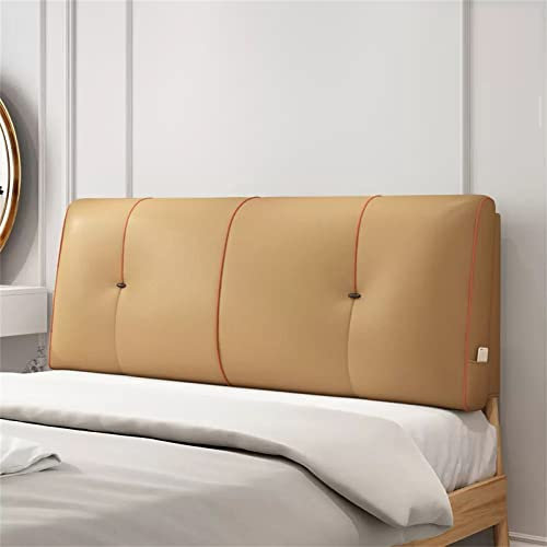 Kopfteilkissen Wandkissen Große Nackenrolle Lesekissen Keil Lendenpolster Rückenlehne Abnehmbarer Bezug Für Tagesbett, Etagenbett, Bank,C,No headboard 78.7/200cm