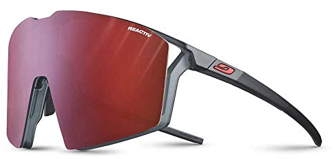JULBO Sonnenbrille - EDGE - Herren - Schwarz/Fluo Orange - Selbsttönend 0 <> 3
