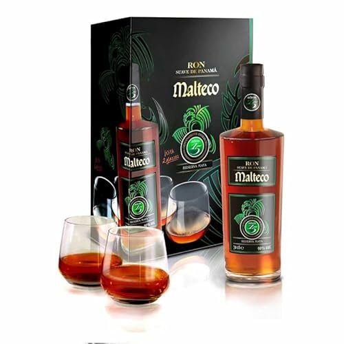 Coffret Malteco 15 ans coffret 2 verres