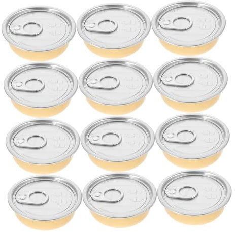 PHENOFICE 12stücke Leichte Lebensmittel Verpackungsdosen Aus Aluminium Mit Dichtem Deckel Für Snacks Konserven Und Vorratshaltung