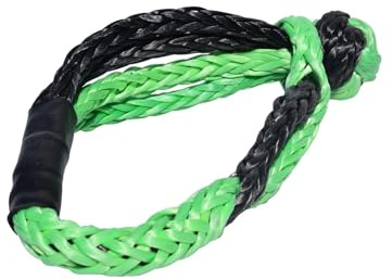 Grillete de cabrestante sintético Resistente de 11 mm x 155 mm for navegación, vehículos Todo Terreno, UTV, SUV, 4x4, Camiones, recuperación Marina
