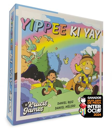 Yippee Ki Yay Mejor Juego de Mesa InterOcio | Juego de Cartas Familiar para Niños desde 8 Años y Adultos | Rápido, Estratégico, Inclusivo y Sostenible | 2-8 Jugadores | Partidas de 15-30 min