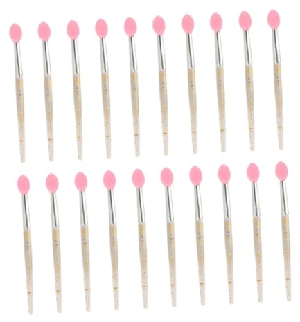 OFFIGAM 20pezzi Silicone Lip Brush Per Trucco Labbra Applicatori Per Maschera Labbra e Fondotinta Pennelli Per Cosmetici Versatili e Portatili Per Make-up Preciso