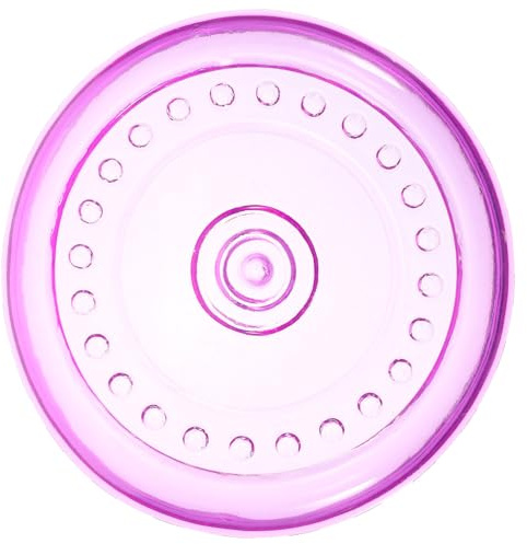 Kisangel Disque Volant pour Chien TPR Souple et Résistant Morsures, Petit Format Violet, D'extérieur pour Chiots et Grands Chiens, Entraînement et Jeux Actifs en Plein Air