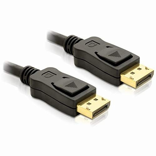 Delock Kabel Displayport 1.2 Stecker > Displayport Stecker 4K 1 m, Schwarz