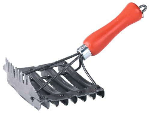Kerbl Pferde Metallstriegel mit Mähnenkamm, Metall Striegel, Pferdestriegel