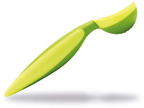 Mastrad Eisportionierer - Eislöffel für Eiscreme - Portionierer für Eiskugeln mit flexibler Unterseite für schnelles Herauslösen - rutschfester Griff für einfache Handhabung