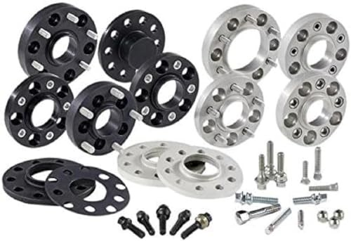 H&R DRA-System Spürverbreiterungsatz 80mm pro Achse - Lochkreis 4x100 - Mittenzentrierung 57,1mm - System M12x1,5 - kompatibel mit Volkswagen - Schwarz