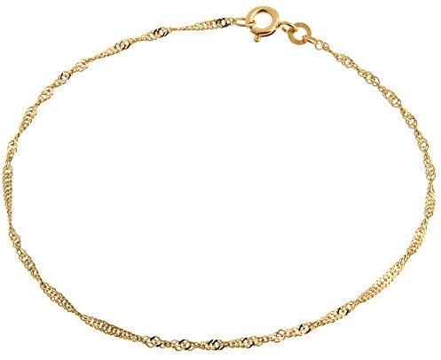 Singapurkette Armband - 1,8mm Breite - 333 Gold, Länge wählbar von 17-22cm
