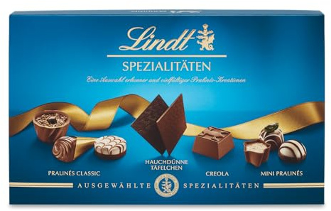 Lindt Spezialitäten 250g | Schokolade | Kreationen | Alkohol | Pralinengeschenk | Schokoladengeschenk