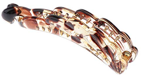 chiwanji Haarspange Haarklammer Hairclips Bananenspange Haar Zubehör für und Damen, Kaffee