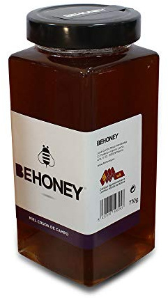 Miel Cruda de Campo - BEHONEY 100% Cosecha propia apicultor - Cosechada en Zamora España 770g