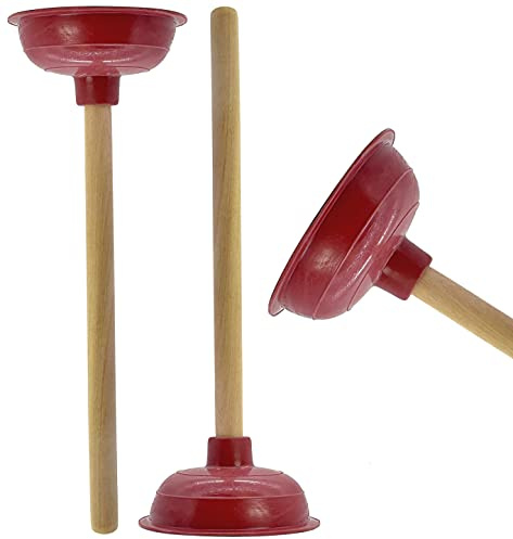 2er Set Pömpel Saugglocke Ausgussreiniger Abflußreiniger Gummistampfer Pümpel
