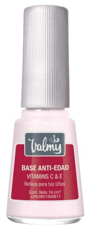 Valmy Base Anti-Edad con Vitamina C y E - Tratamiento para prevenir estrías, imperfecciones y ayudar con el crecimiento de uñas sanas y fuertes