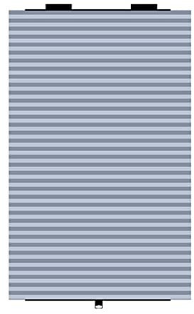 Sonnenschutz Plissee für Dachfenster,Saugnapfes Rollo Fensterrollo Sonnenschutz Verdunkelungsrollo Sichtschutz Rollo für Fenster,Auto Balkon Büro Sonnenschutzrollo,Ohne Bohren (W46xL115cm(18x45in))