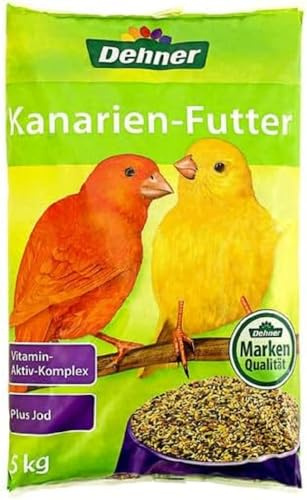 Dehner kanariefoder, med vitamin aktivt komplex och jod, 5 kg