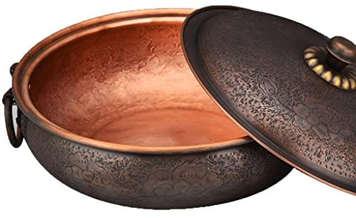 Juego de ollas para frotar de cocina, olla caliente de metal de cobre para el hogar, utensilios de cocina especiales para cocina de inducción, restaurante, sartén de cordero Shabu hecha a mano