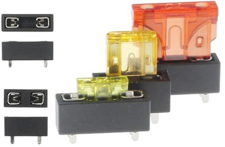 Miniatur-Sicherungshalter mit 20 Leiterplattenmontage-Sicherheitsblockklemmen for kleine Motoren.(Color:Standard,Size:35A)