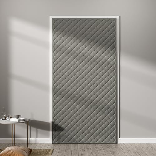 Cozomiz Wärmeschutzvorhang Schlaufengardinen Verdunklungsvorhang Wohnzimmer Thermovorhang Vorhang Geräuschisolierung Panel-Isolierung Winddicht 60x180cm (B x H) Grau