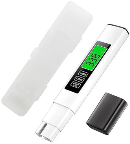 4-in-1 TDS-Wasserqualitätsmessgerät – digital und präzise, 4 in 1 Digital TDS/EC/TEMP Wasser Tester für Trinkwasser, TDS EC und Temperatur (℃/℉) Messgerät für Tap, Pool, Aquarium