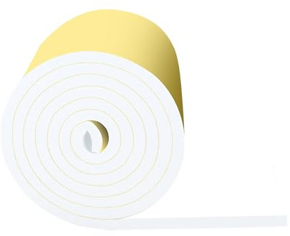 Schiuma – circa 200 x 5 cm isolamento acustico in schiuma | Tappetini acustici autoadesivi ad alta densità per ridurre il rumore, per ambienti acustici, soggiorno, camera da letto