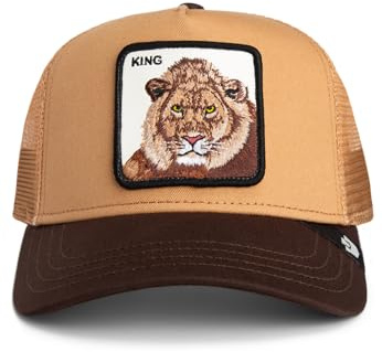 Goorin Bros. Trucker Cap King Heat Ground Braun Schwarz, Size:OneSize
