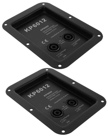 WATIIFUFU 2 Pezzi Terminali Ironici per Casse Acustiche Connettori Fili Subwoofer Resistente per Scatola Giunzione Audio Palco e Stereo Auto Casa