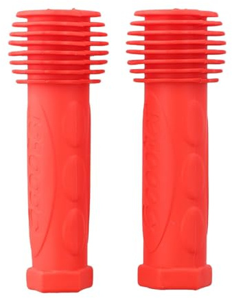 QOXEZY Empuñaduras de manillar de bicicleta para niños, agarre antideslizante de goma suave para manillar de 22 mm de diámetro, fácil de instalar sin herramientas, varios colores