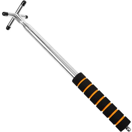 Zerodeko Pont de Queue Argenté Billard Télescopique de Acier Inoxydable | Tête Amovible, Positions de Frappe Réglables, Usage pour Table de Billard, Transport Facile