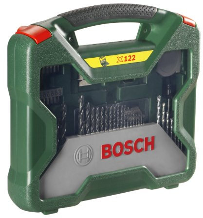 Bosch 2607019714 Coffret forets X-Line et embouts de tournevis 122 pièces