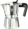 BRA Deluxe Cafetera, Metal, Plata, 3 tazas