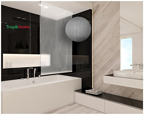 Tropik Home Bathroom Shower Curtain Roller Blind Extra Long, 4 Width Sizes, Simple (80 x 240CM)