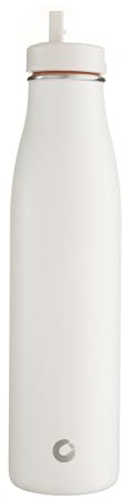 onegreenbottle New Evolution Collection - Botella de agua de acero inoxidable, aislamiento isotérmico de triple pared, 800 ml, tapa deportiva a prueba de fugas para bebidas calientes y frías, leche