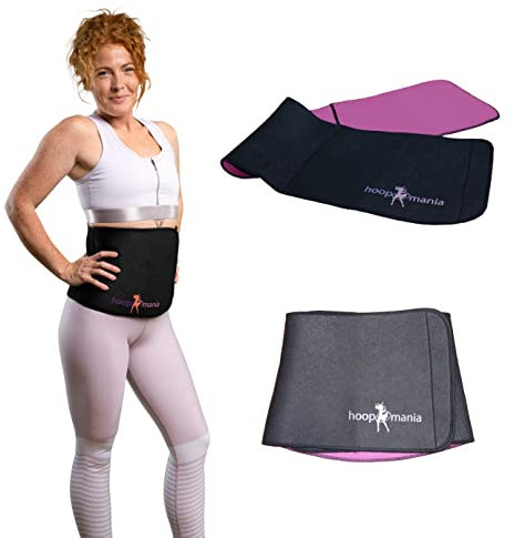 hoopomania Hula Hoop Gürtel Schutz aus Neopren für Hula Hoop Anfänger gegen Blaue Flecke