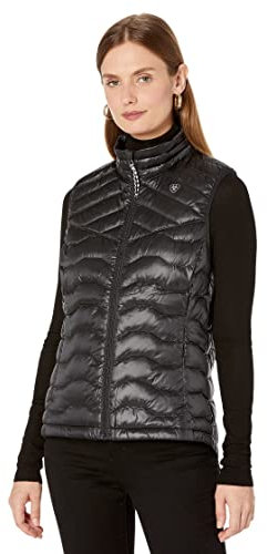 ARIAT Damen Ideal Down Vest Weste, Ir Black, M