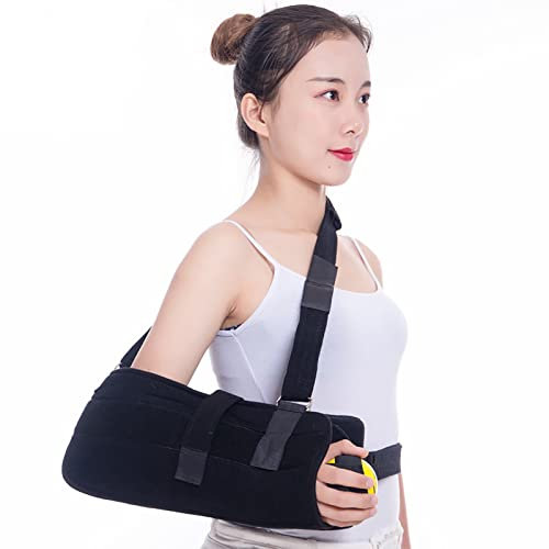 Samnuerly Armschlingen-Wegfahrsperre – medizinische Armschlinge, Schulter-Wegfahrsperre mit Abduktionskissen, postoperative Schulter-Armstütze, Post-Humerus-Fixateur, L