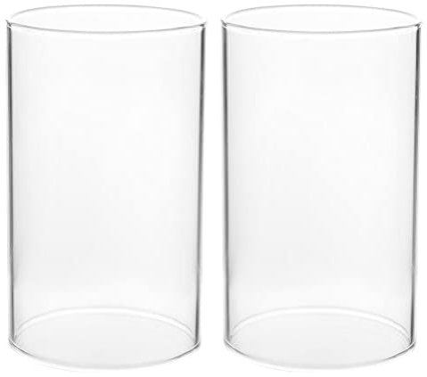 HOLIDYOYO 2pièces Bougeoirs Verre Transparent avec Cloches Décoratives pour Ambiance Chaleureuse Et Raffinée