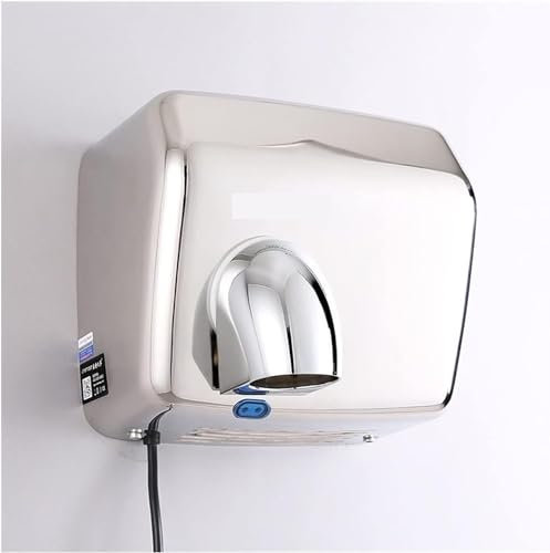 Asciugamani elettrico 2300W Asciugamani elettrico automatico per il bagno Elettrodomestici per il bagno Asciugatura rapida Acciaio inossidabile Sensore automatico Macchina per asciugare le mani elet