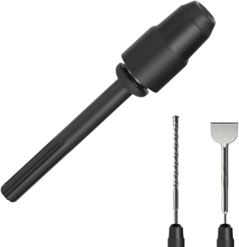 SDS Max to SDS Plus Adapter, Adapterstück zur benutzung von Beton Bohrer oder Meißel Maschinen, Chuck Drill Converter Shank Quick Tool für Aufnahme Bohrfutter Hammerbohrer