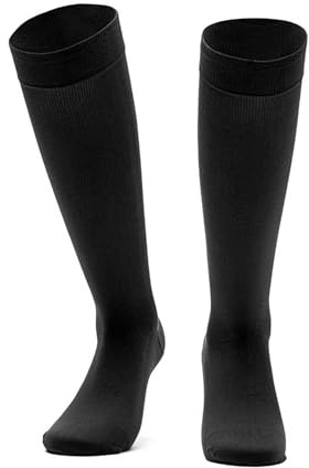 Activa – Calze a Compressione Graduata 18 mmHg Donna Uomo al Ginocchio (1 Paio), Gambaletto Comfort per Sollievo Gambe Stanche, Mix Cotone/Microfibra Traspirante e Resistente