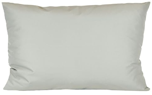 JACK 40x60cm Outdoor Lounge Kissen Dekokissen inkl. XXL-Füllung Wasserabweisend Sitzkissen Garten Stuhl Lotus Effekt, Farbe:Hellgrau